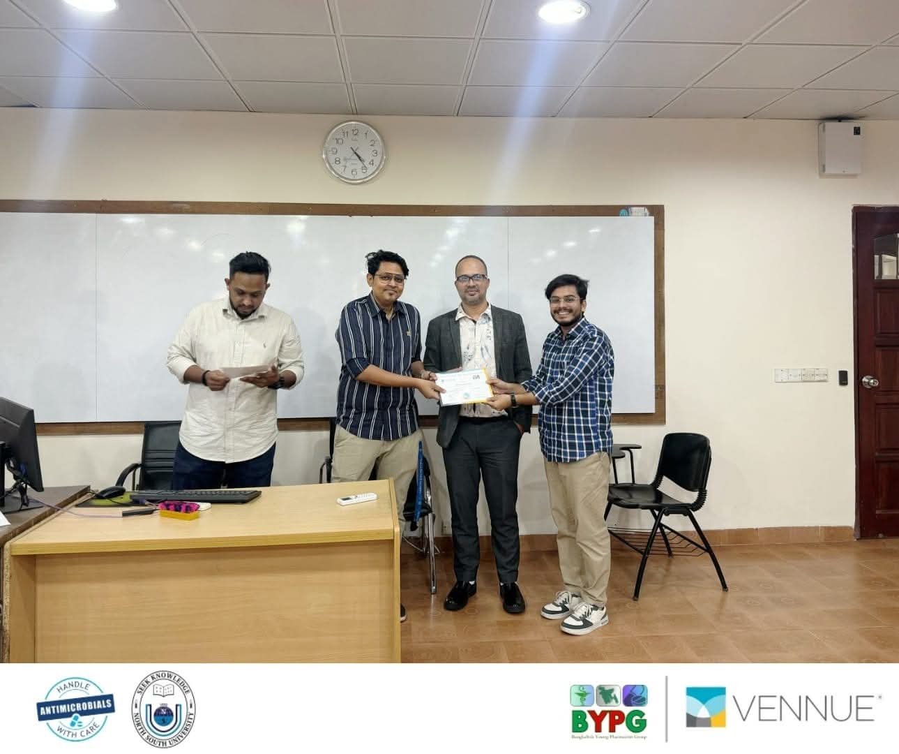 AMR Awareness seminar and certificate ceremony at NSU